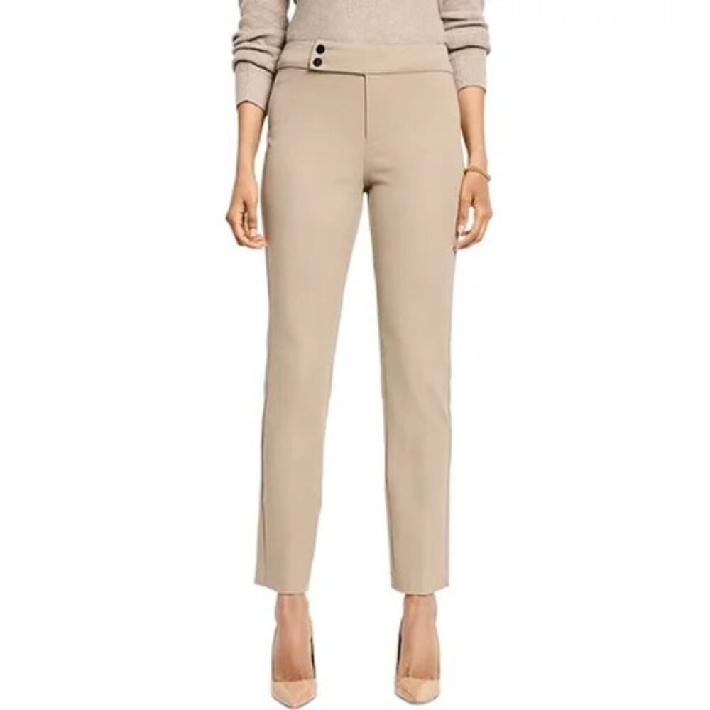 NIC + Zoe Women's Size 16 Bi-Stretch Straight Ankle Malt Pants NEW